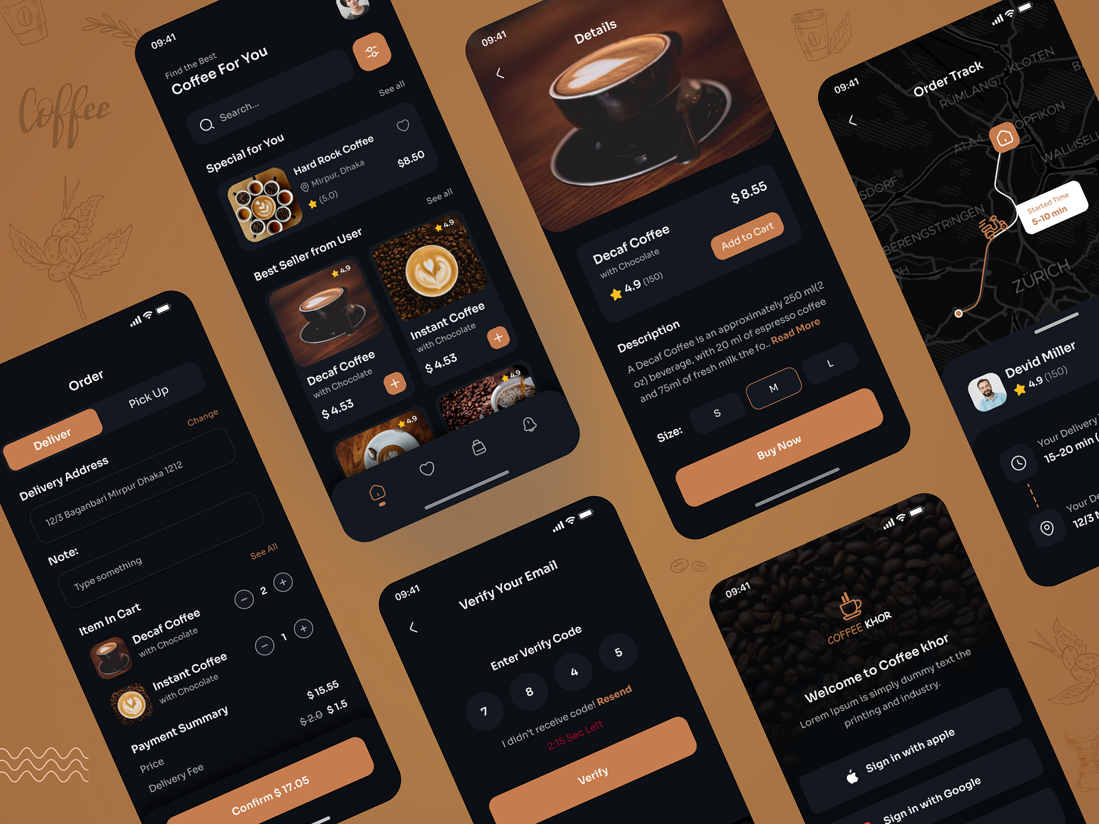 Coffee Shop Mobile App By Junayed Siddique On Dribbble