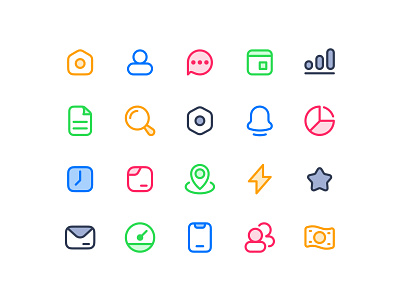 Dashboard Icons analytic colorful dashboard dashboard icons home icon icon design icon set iconography icons iconset phone