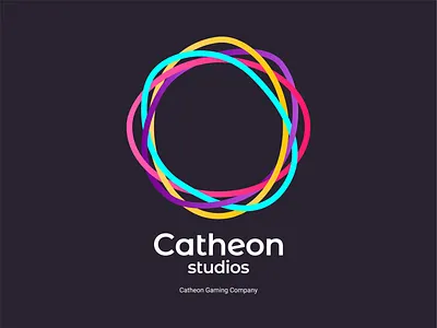Catheon Studios Logo branding catheon design icon logo logotype mark round symbol vector