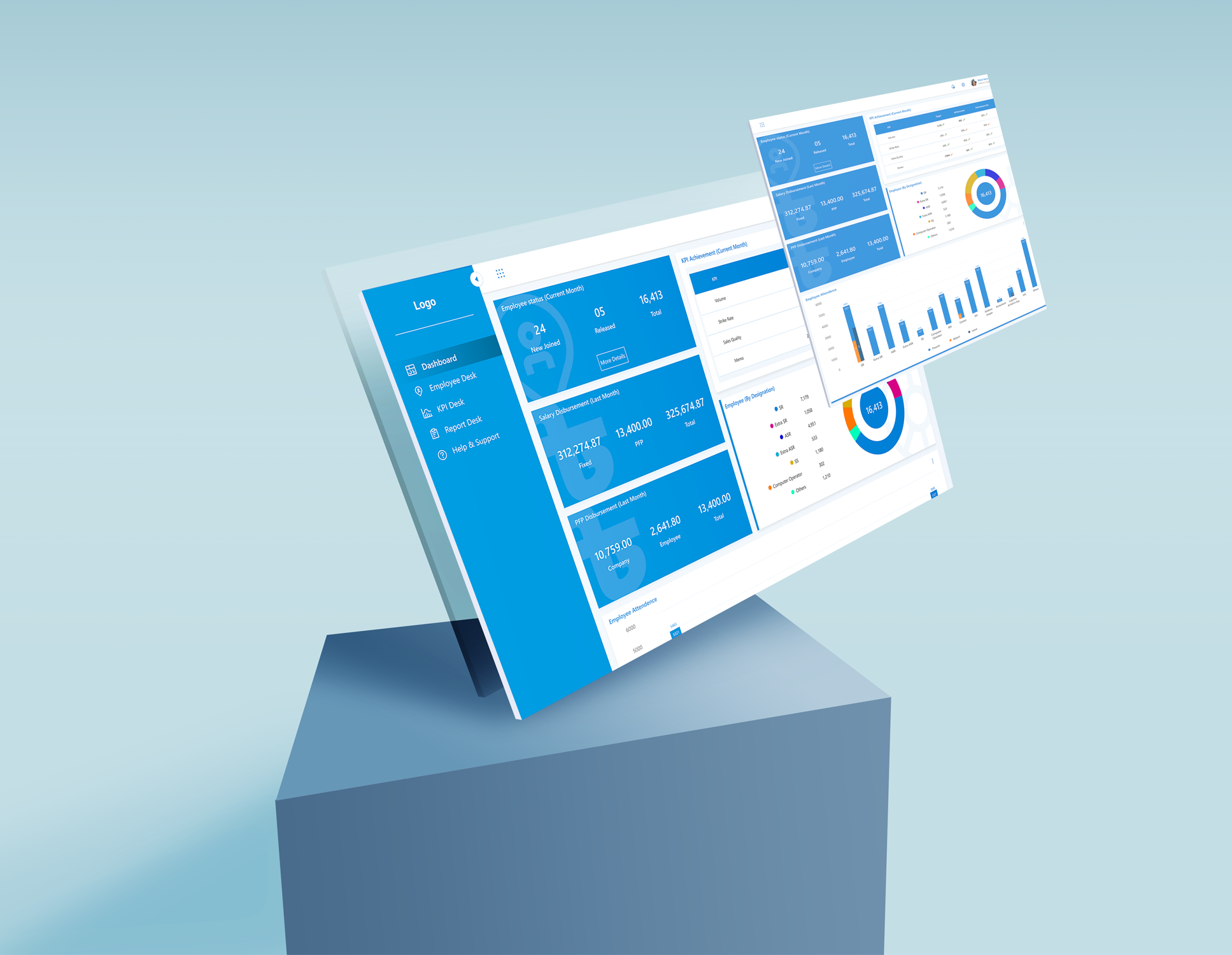 HRM System Dashboard app branding crm design dhasboard graphic design hrm hrms human resources illustration office dashboard software uiux ui user experience user interface ux