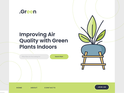Green Plant app branding design graphic design illustration logo ticrev ui ux vector
