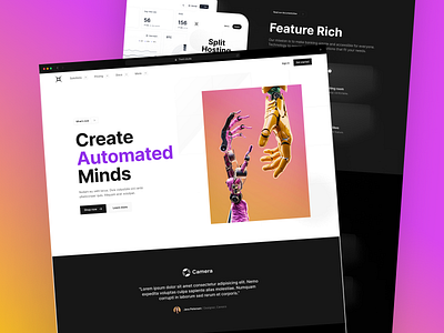 UI kit for Figma – the UI studio 3d avatar buy dark design device figma gradient h1 header hero home kit landing light page template testimonial theme ui