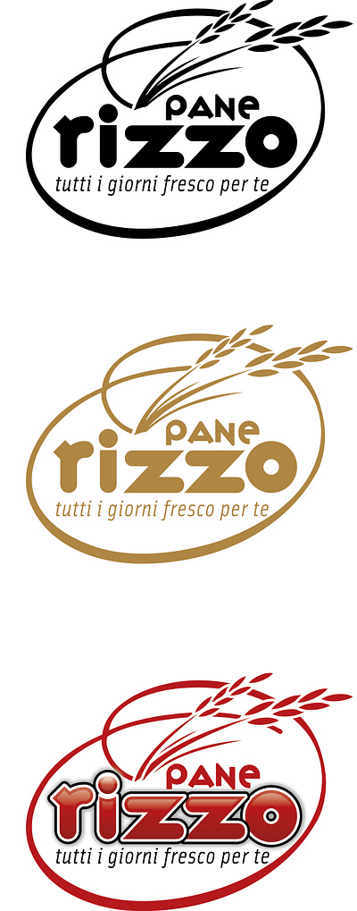 RIZZO PANE branding graphic design logo