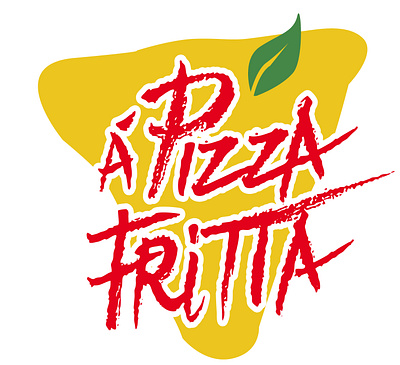 à Pizza Fritta branding graphic design logo