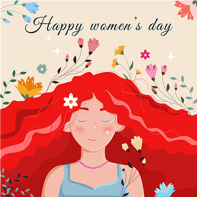 Women's day design flat graphic design ill illustration illustrator