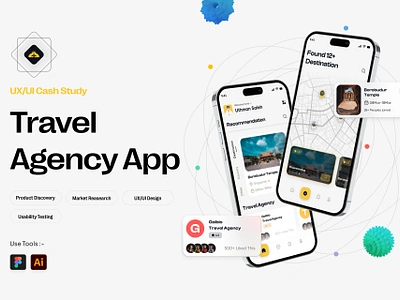 Trippy - Travel agency app cash study agency app design application case study casestudy dark mode ui ios app mobile tour tour guide tourism tourist travel agency travel mobile app traveling ui design ui ux uidesign uiux uxdesign