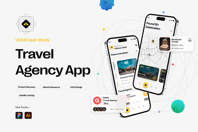 Trippy - Travel agency app cash study agency app design application case study casestudy dark mode ui ios app mobile tour tour guide tourism tourist travel agency travel mobile app traveling ui design ui ux uidesign uiux uxdesign