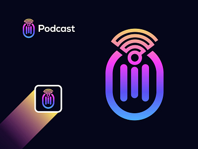 Podcast Logo a b c d e f g h i j k l abstract logo animal logo app brand identity branding creative design dog face dog logo exploration graphic design idea logo logo design logo design concept logo designer logo trend 2023 professional visual identity