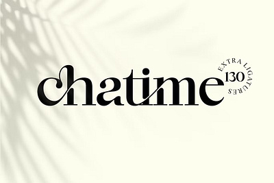 Chatime Font calligraphy display display font font font family fonts fonts collection hand lettering lettering logo sans serif sans serif font sans serif typeface script serif serif font type typedesign typeface typography