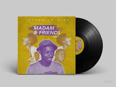 SoulPrinceJNR - Madam & Friends - Vinyl Artwork - 2018 apple music design graphic design music spotify streaming