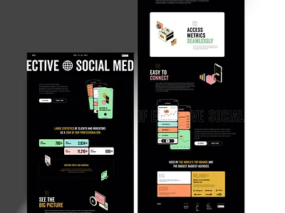 Social analytics website app branding design graphic design illustration logo music ui ux vector