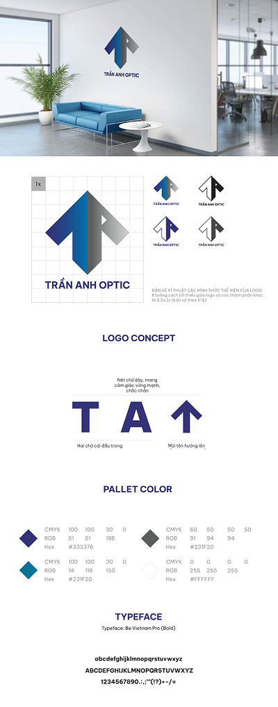 TRAN ANH OPTIC - LOGO DESIGN branding graphic design logo