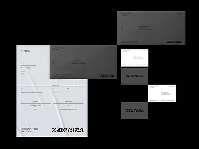 Stationary design for "ZENTARA" brandidentity branding businesscard clean design graphic graphic design graphicdesign icon identity identitydesign layout logo minimal minimalist stationary stationery typography visualdesign visualidentity