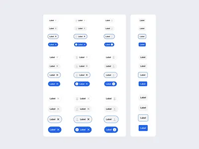 Chips with states design ui ux