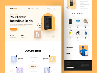 Ecommerce website redesign - amzdeals.ca catalog clean cloth e commerce e commerce design e commerce shop e shop ecommerce ecommerce store ecommerce website ecommerceweb furniture online shopping online store product shop shopify shopping website wppcommerce