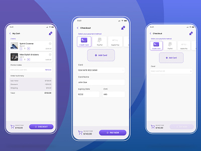 E-Commerce Checkout UI app buy page card payment checkout credit payment design ecommerce online store payment payment method ui ui design uiux user interface ux ui