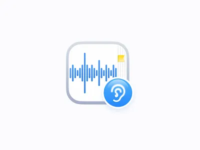 Audio Book Icon aqua design figma icon illustration mac os photoshop smartisan ui zklm0000