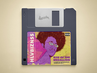 HLVBINSS - Rise Of The Medallion - 2019 apple music design digitalart graphic design hlabangani mtshali illustration illustratorthug music spotify streaming