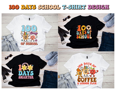 Back To School T-shirt Design graphic design groovy design t shirt illustration ui