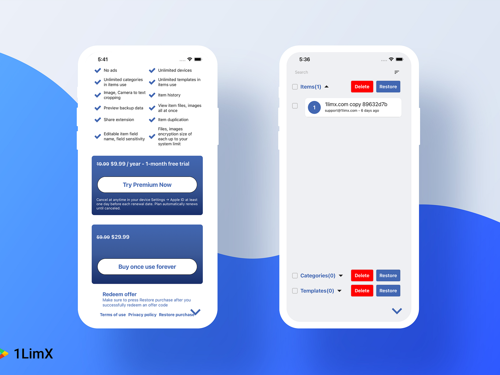 Mobile App UI - Pricing & Trash Screen by Hayr Hotoca on Dribbble