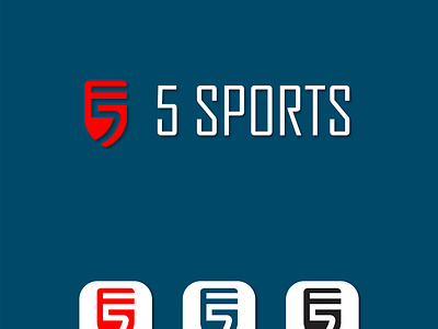 Modern 5 Sports Logo Design 5 5 logo 5 sports app icon branding design logo logo design minimalist modern sports unique vector
