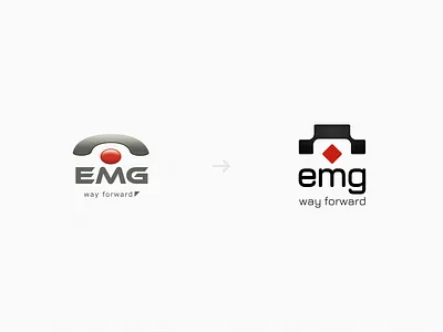 EMG Web3 platform - Logo Redesign branding design icon identity logo logodesign logotype modern phone rebranding redesign symbol web3