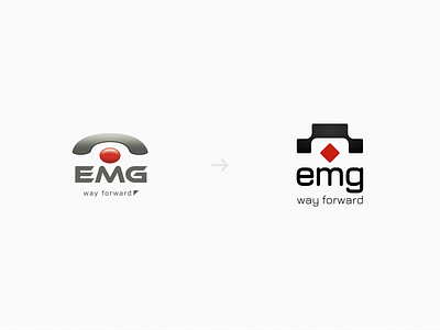 EMG Web3 platform - Logo Redesign branding design icon identity logo logodesign logotype modern phone rebranding redesign symbol web3