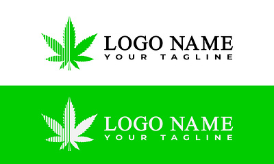 Marijuana Leaf logo for your business/company Hand-Drawn adobe illustrator branding business logo graphic design hand draw logo logo designs minimalist logo