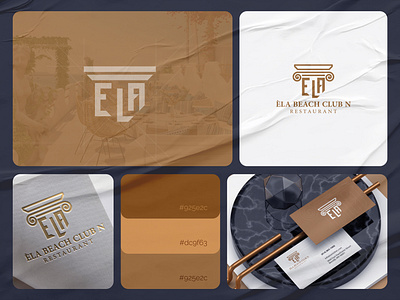 Ela beach club N | Branding adverting art art director artphix brand branding design graphic design illustration logo ui