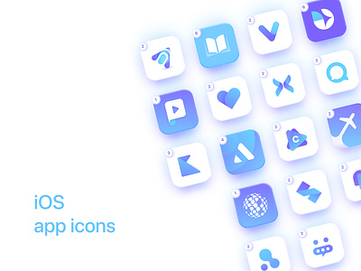IOS app icons app app icons branding clean design graphic design icons illustration ios logo os icon template ui ui icon value:appapp] значение:appapp]