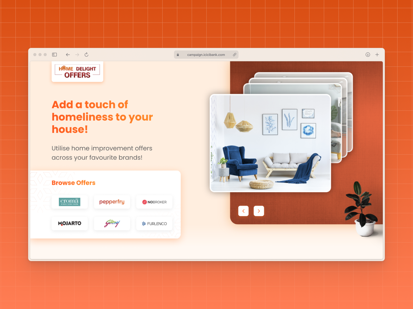 Home Delight Offers Landing Page by Harsh Singh on Dribbble