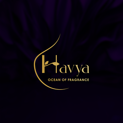 Logo And Branding For Perfume Brand Havya brandidentity branding design graphic design logo mockups perfumebrand perfumelogo typography vector