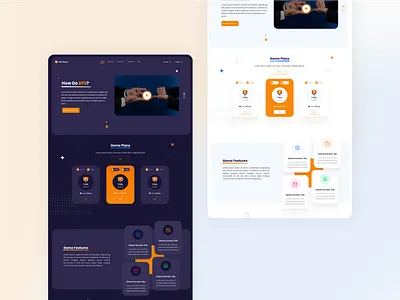Blockchain Game Landing Page UI Design blochaingame blockchain blockchaingamedesign blockchainlanding blockchainwebsite gamedesign gamelanding gameuidesign landing page uidesign webdesign