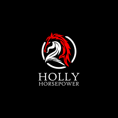 Holly Horse Power Logo branding custom logo design design logo graphic design graphics design logo logo creator logo maker versatile