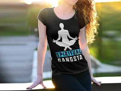 Spiritual Gangsta Yoga T-shirt Design amazon t shirts amazon t shirts design design illustration tshirt tshirt art tshirt design tshirtlovers typography t shirt yoga shirt yoga t shirt yoga t shirt design