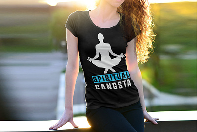 Spiritual Gangsta Yoga T-shirt Design amazon t shirts amazon t shirts design design illustration tshirt tshirt art tshirt design tshirtlovers typography t shirt yoga shirt yoga t shirt yoga t shirt design
