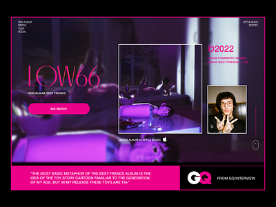 LOVV66 — RAP ARTIST WEBSITE PROMO ALBUM