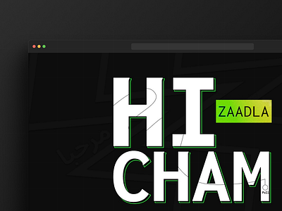 Hicham Zaadla graphic design ui