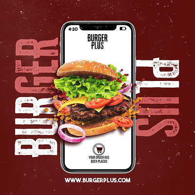SOCIAL MEDIA POST FOR BURGER RESTURANT branding burger cafe design graphic design restrurant social media post
