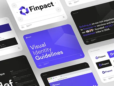 Finpact - Finance Brand Identity brand brand guidelines brand identity branding finanace branding finance fintech identity logo logo design money visual identity