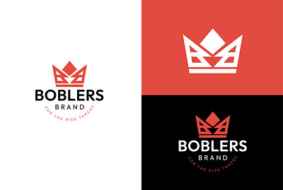 Boblers Brand logo designed by Sidlogodesign b logo brand logo crown custom custom design custom logo flat logo graphic design logo logo design logo designer minimal modern logo professional logo