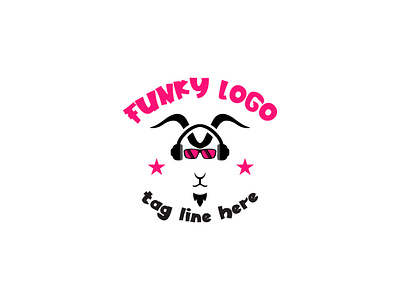 funny goat logo branding design funkifyyourlife funkmaster funky funkyfresh funkygoat funkygroove funkysoul funnygoat getyourfunkon goat logo logo banding logo design logodesign minimalist logo vector