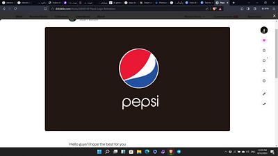 Pepsi Logo Animation 2d 3d aftereffects animation branding design graphic design illustration logo logoanimation logomotion motion graphics pespi