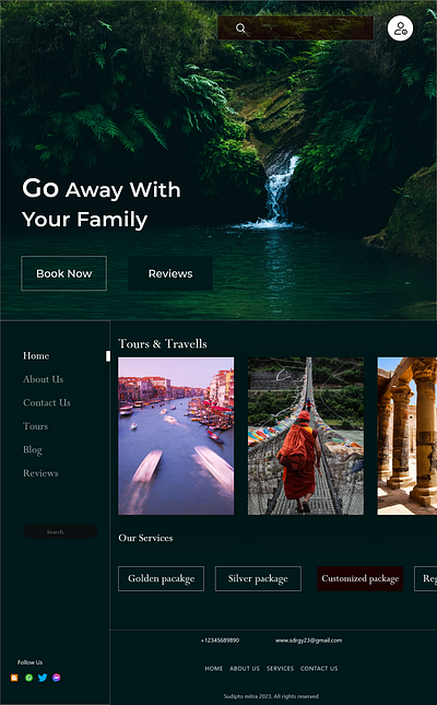 Travel Web Page design branding design ui ui ux design ux web