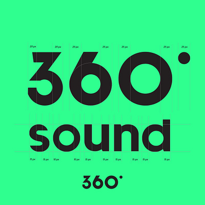 360 sound logo design & branding brand brand design brand identity branding graphic design logo logo design logotype music production