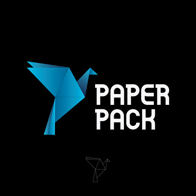 Conceptual logo design for Paper Pack brand identity branding branding design conceptual logo design freelance designer graphic design illustration logo logo design logomark