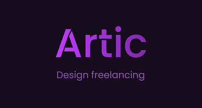 Artic Design Freelancing logo app branding design graphic design illustration logo typography ui ux vector