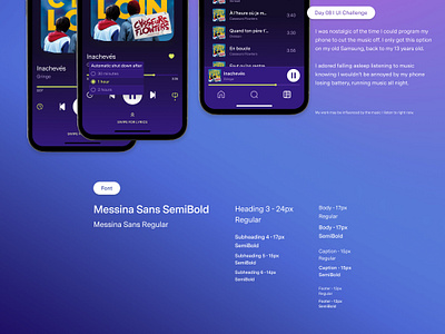 Day 08 I UI Challenge I Music player app music design interface music player music player player ui design ui interface ui music player uiux