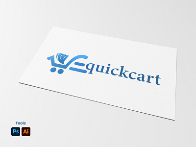 Equickcart Logo 3d branding graphic design logo logo design