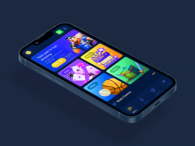 RainBet - Casino Interface app bet betting casino casino app casino interface casino ui crash crypto casino design gambling game interface jackpot nft game rainbet slots ui ux web design web gambling